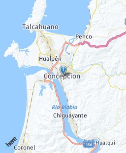 Chile on map