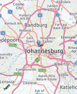 South Africa on map