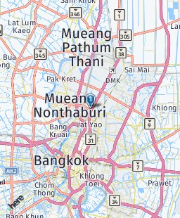 Thailand on map