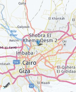 Egypt on map