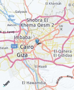Egypt on map