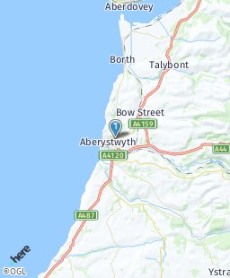 Wales on map