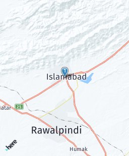 Pakistan on map