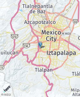 Mexico on map
