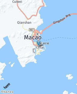 Macau on map