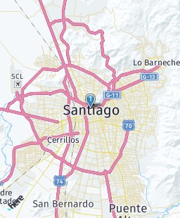 Chile on map