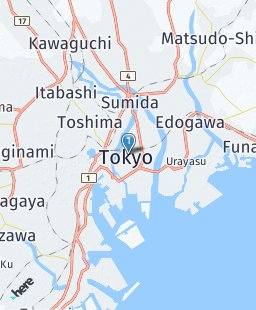 Japan on map