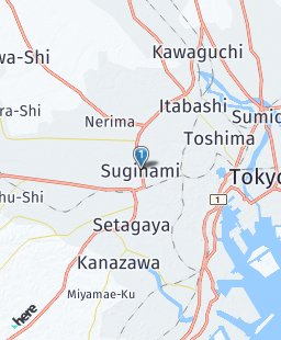 Japan on map