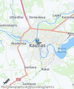 Lithuania on map