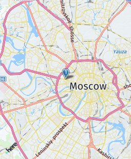 Russia on map