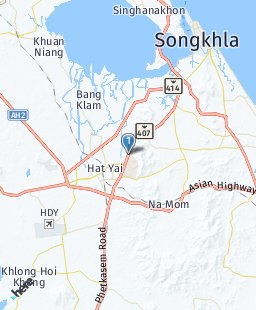 Thailand on map