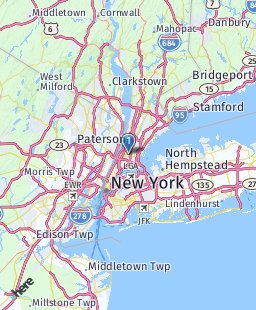 USA on map