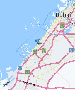 United Arab Emirates on map