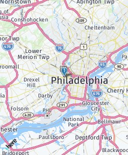 USA on map