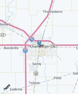 USA on map