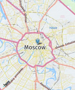 Russia on map