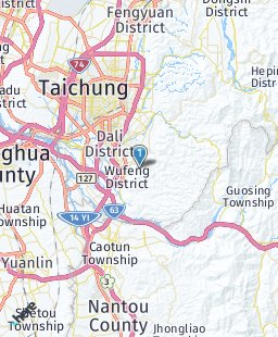 Taiwan on map