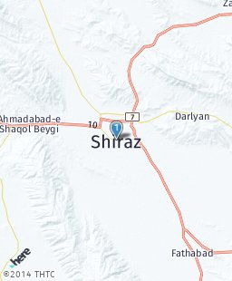 Iran on map