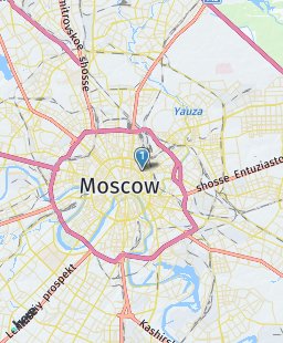 Russia on map