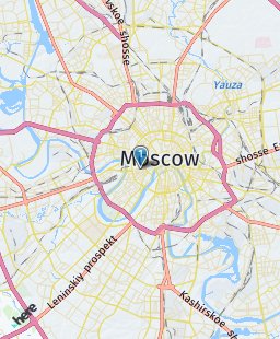 Russia on map