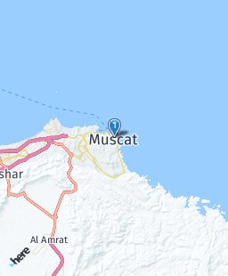 Oman on map