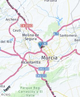 Spain on map