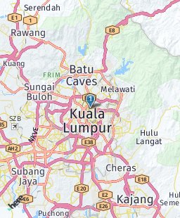 Malaysia on map