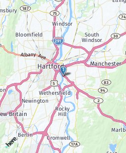 USA on map