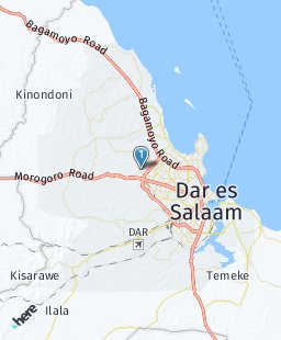 Tanzania on map