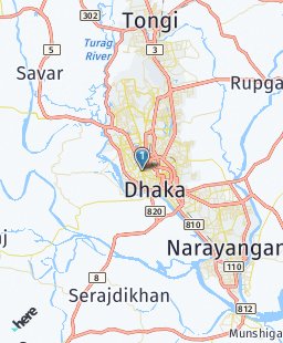 Bangladesh on map