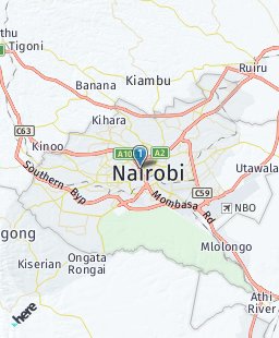 Kenya on map