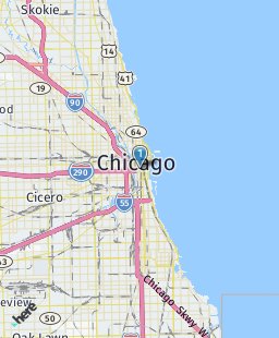 USA on map