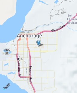 USA on map