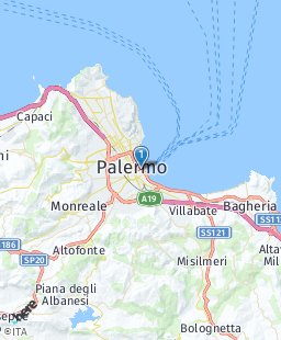 Italy on map