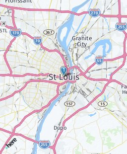 USA on map