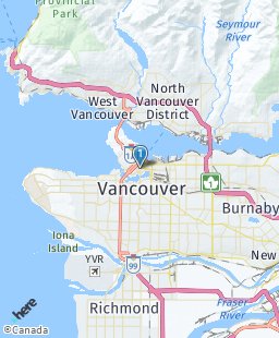 Canada on map