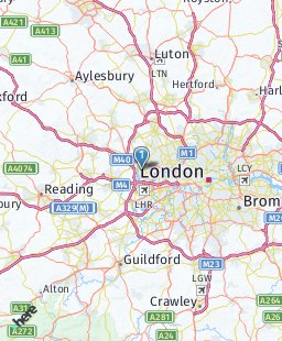 United Kingdom on map