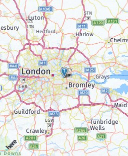 United Kingdom on map