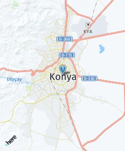 Turkey on map