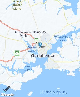 Canada on map
