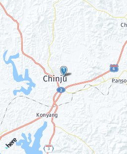 South Korea on map