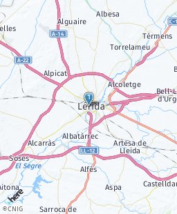 Spain on map
