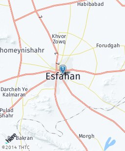 Iran on map