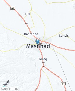 Iran on map
