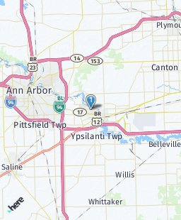 USA on map