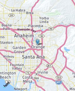 USA on map
