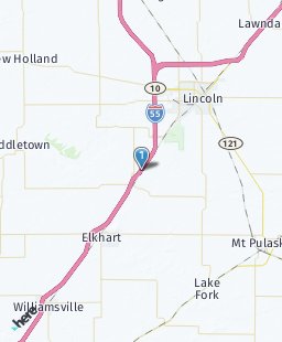USA on map