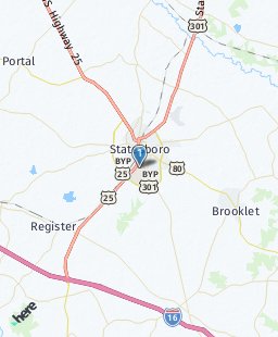 USA on map