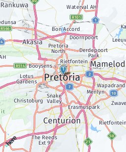 South Africa on map