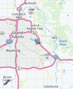 USA on map